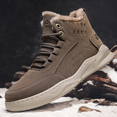 Gefütterte Herren-High-Top-Freizeitschuhe
