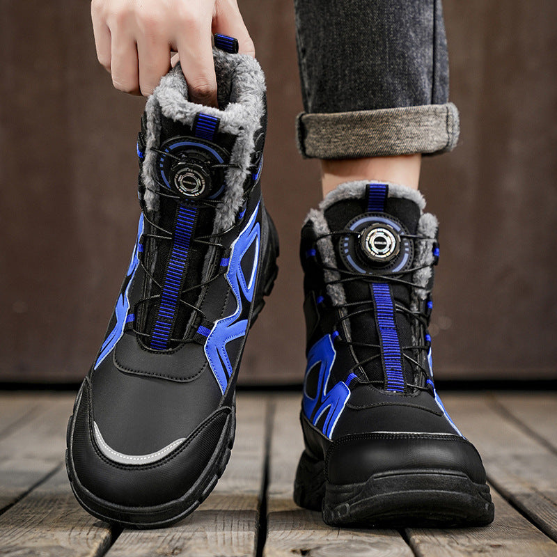 Robuste Herren-Winterstiefel mit Warmfutter