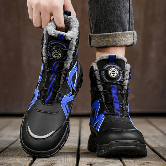 Robuste Herren-Winterstiefel mit Warmfutter