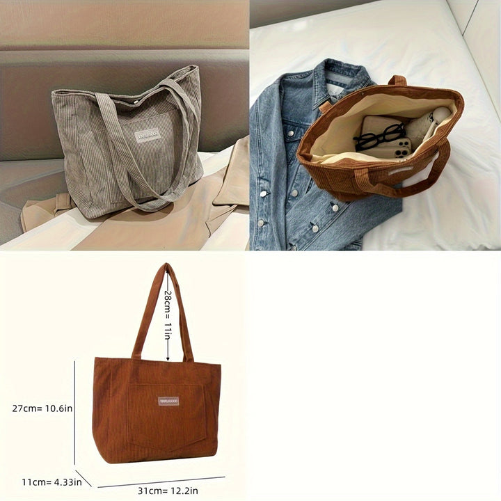 Elegante Damen Cordstoff Tasche | Nord Taschen