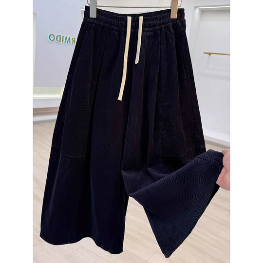 Damen-Cordhose im Retro-Stil, Haremsschnitt