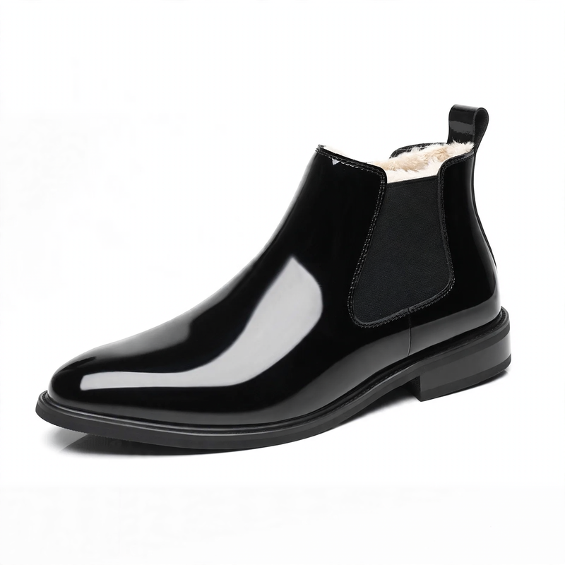 Herren Chelsea-Stiefel aus Leder mit optionaler Erhöhung