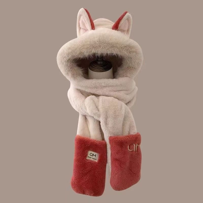 Winter-Set: Mütze, Schal und Handschuhe