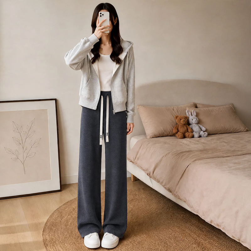 Damen-Cordhose mit Lammfleece-Futter