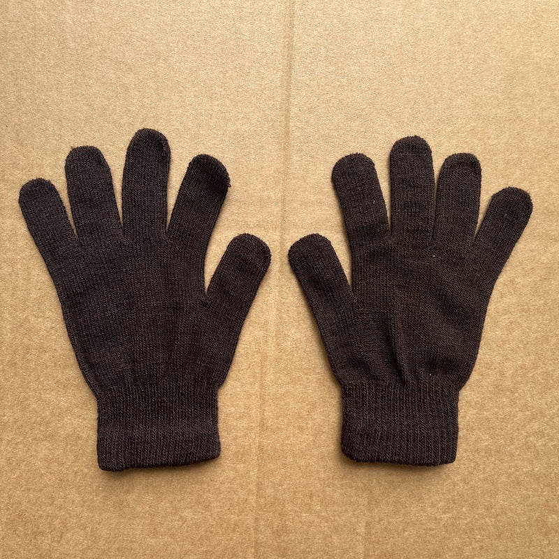 Winter-Set: Gefütterte Strickmütze mit Ohrenschutz und Schal