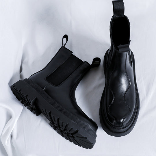 Modische Herren Chelsea-Stiefel im britischen Stil