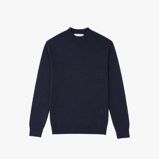 Herren-Strickpullover, maschinenwaschbar, Stehkragen