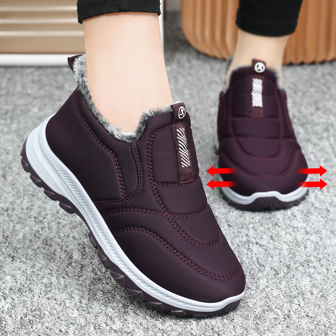 Gefütterte Winterstiefel für Damen und Herren, rutschfest