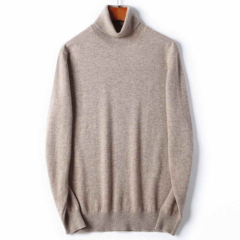 Herren-Rollkragenpullover aus Merinowolle