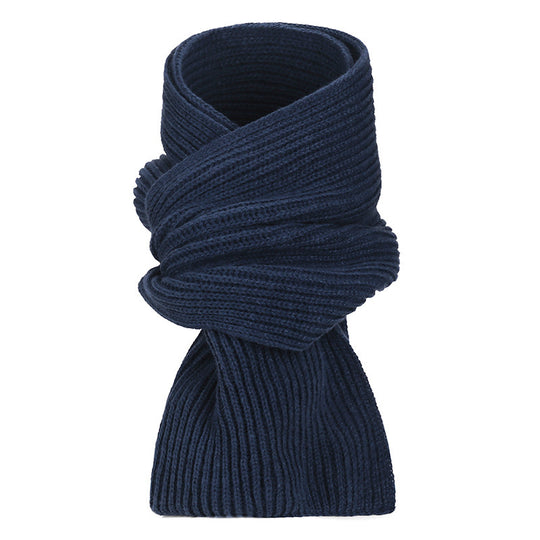 Unisex Strickmützen- und Schal-Set, gefüttert