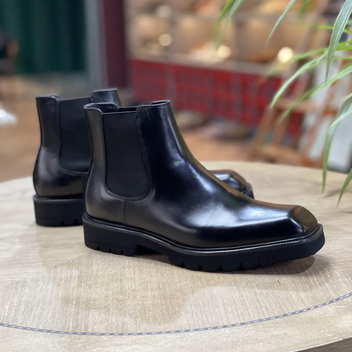 Herren-Chelsea-Stiefel aus Leder, Business-Stil