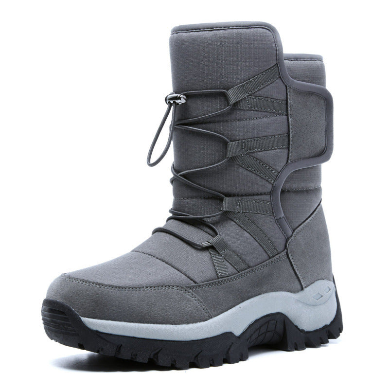 Gefütterte Herren-Winterstiefel, wasserabweisend