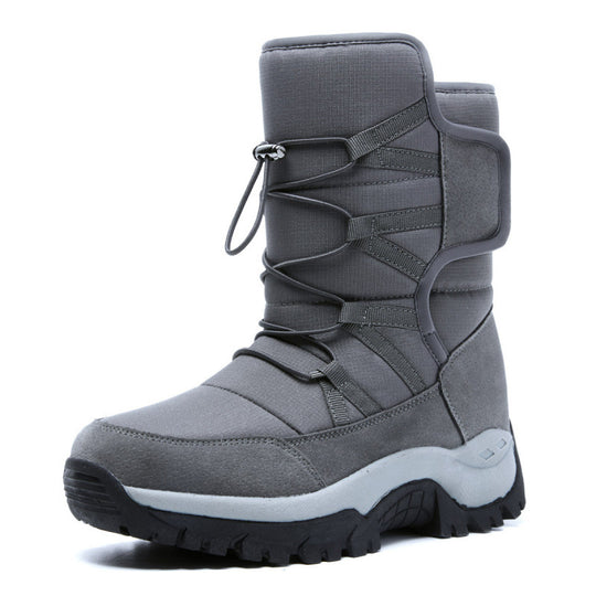 Gefütterte Herren-Winterstiefel, wasserabweisend