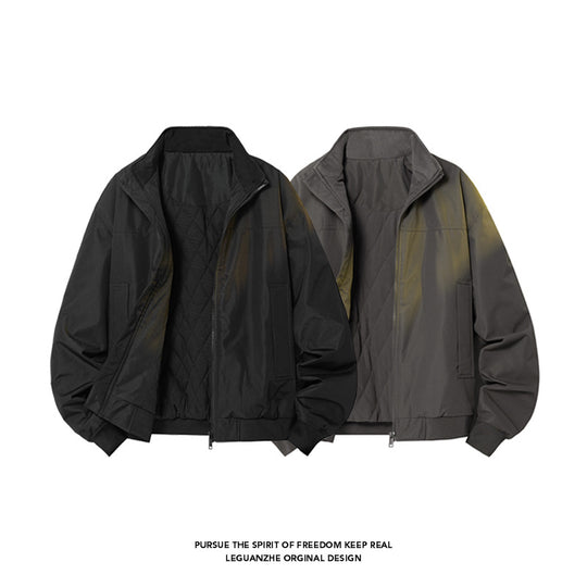 Herren-Fliegerjacke, gefüttert, im Vintage-Stil