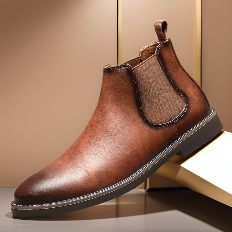 Elegante Herren-Chelsea-Stiefel im britischen Stil