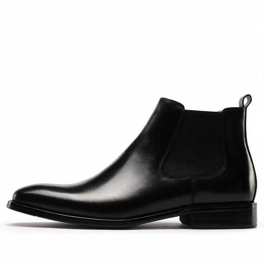 Herren-Chelsea-Boots aus Leder, britischer Stil