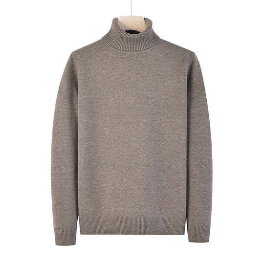 Herren-Rollkragenpullover, schmal geschnitten, 400g