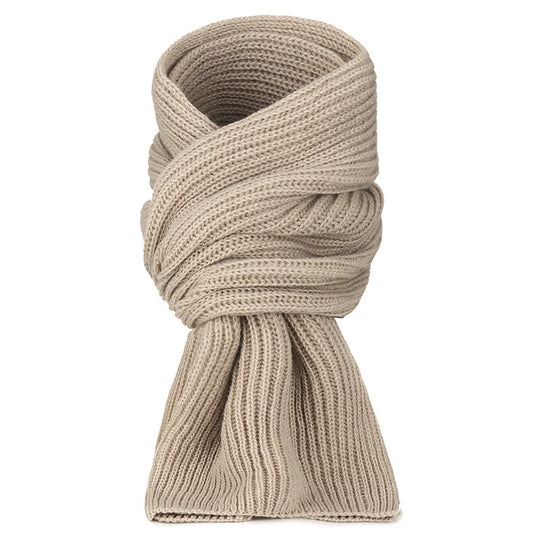 Winter-Set: Strickmütze und Schal, gefüttert, wärmend