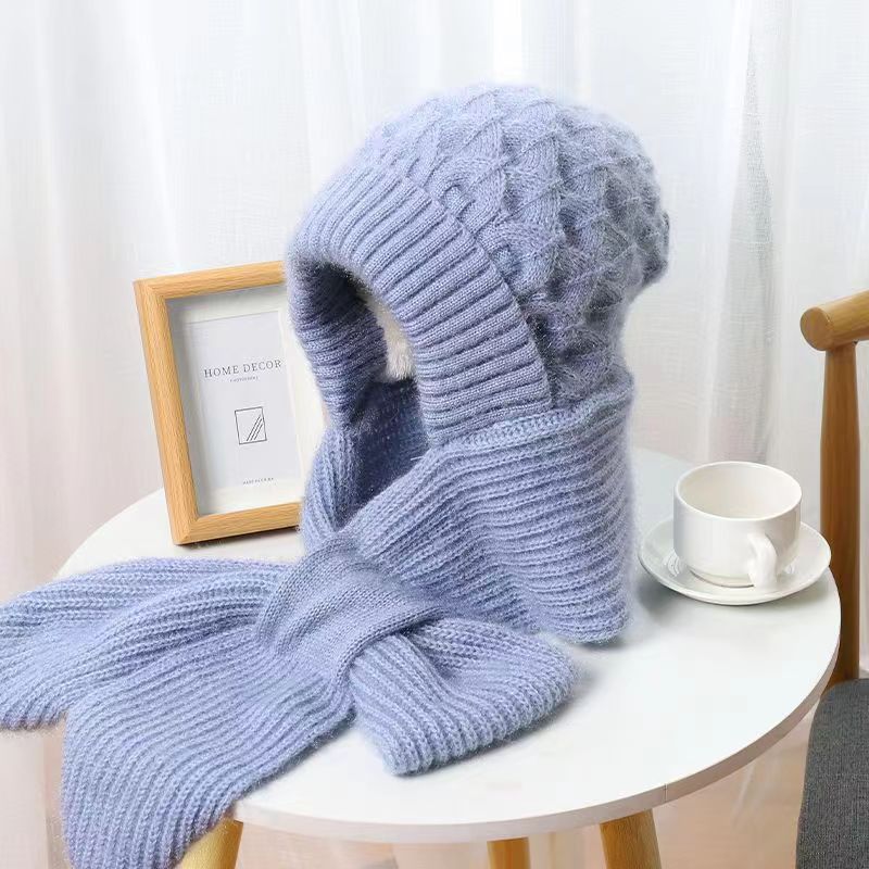 Strickmütze und Schal Set