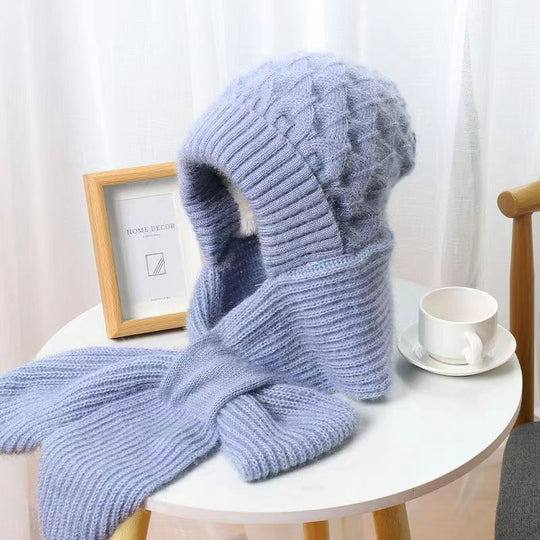 Strickmütze und Schal Set