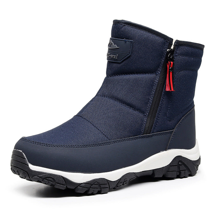 Gefütterte Herren-Winterstiefel, wasserabweisend