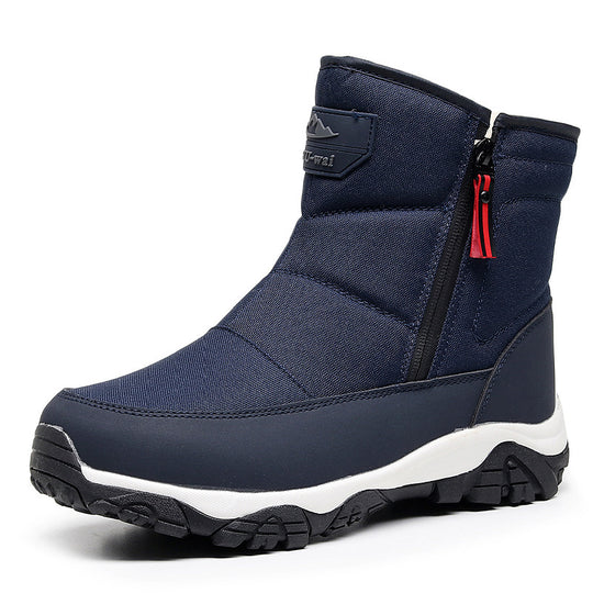 Gefütterte Herren-Winterstiefel, wasserabweisend