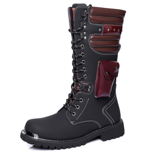 Robuste Herren-Stiefel mit hohem Schaft