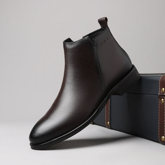 Modische Herren-Stiefel aus Leder