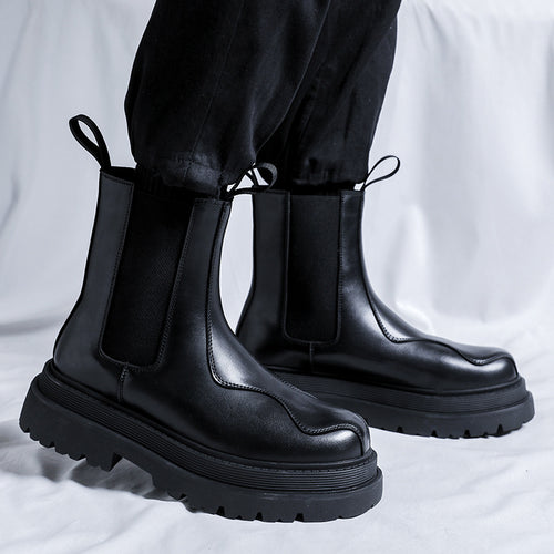 Modische Herren Chelsea-Stiefel im britischen Stil