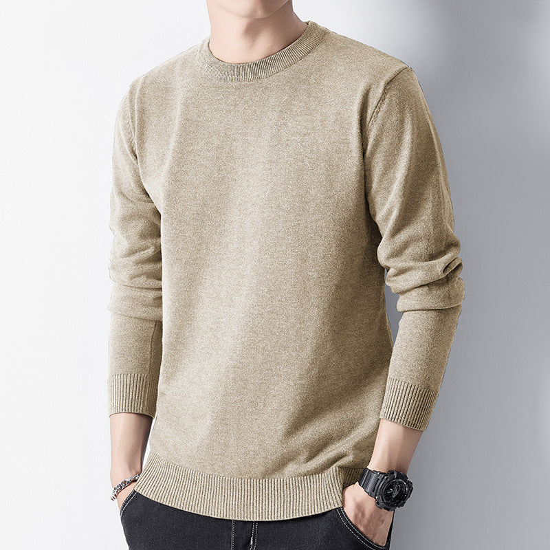 Herren-Pullover mit Rollkragen, gefüttert