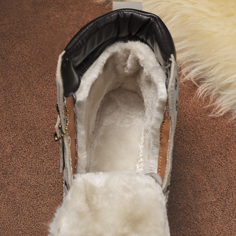 Herren-Stiefel, PU-Obermaterial, rutschfeste Gummisohle