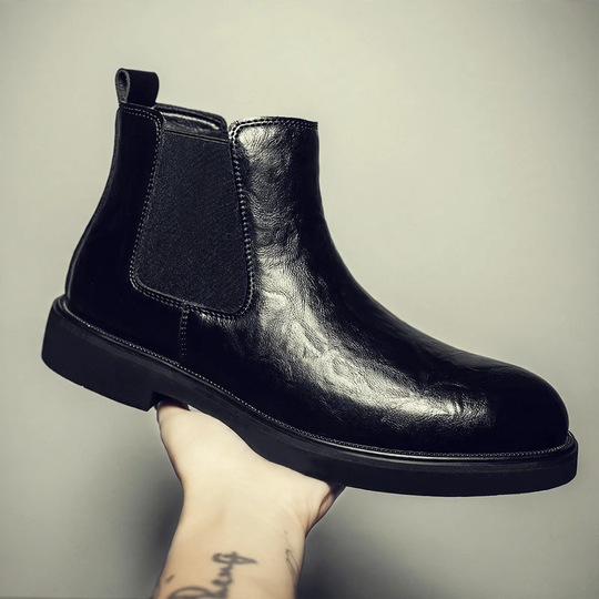 Herren-Chelsea-Stiefel aus weichem Leder, rutschfest