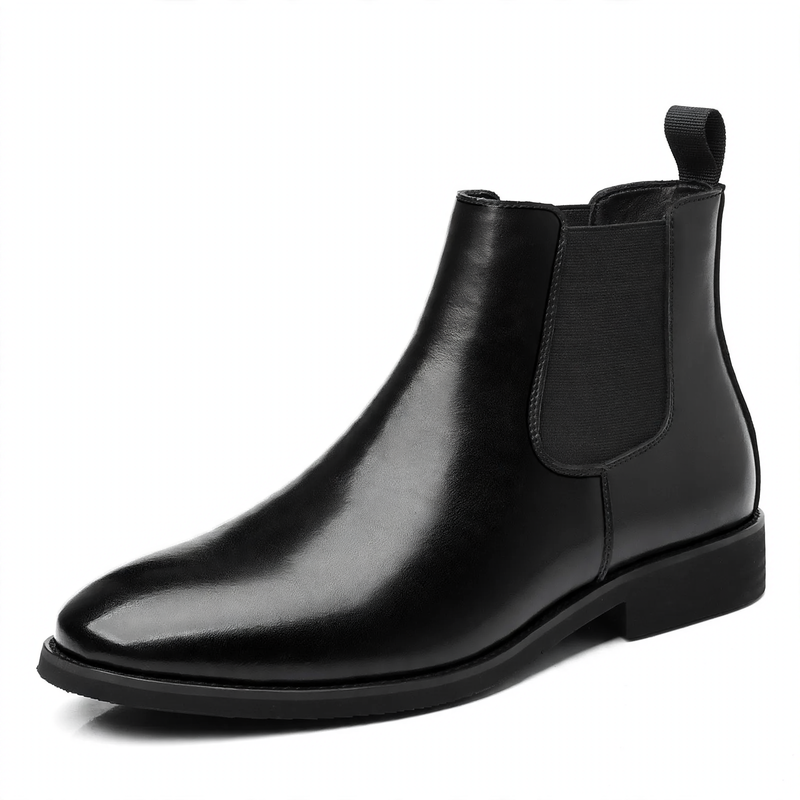 Herren-Chelsea-Stiefel, gefüttert, englischer Stil