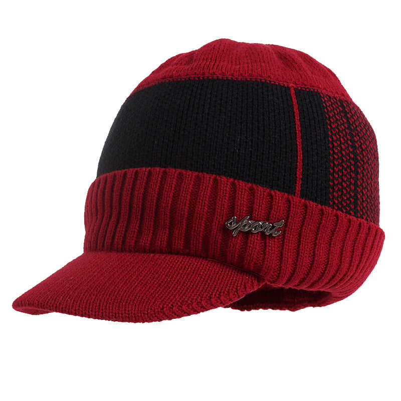 Strickmütze und Schal Set für Herren