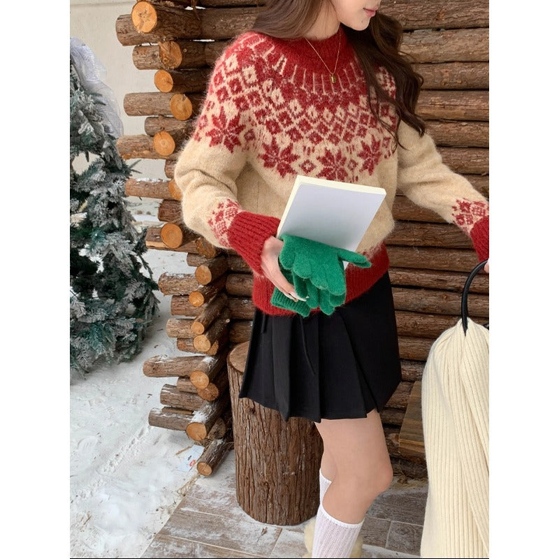 Strickpullover mit Fair-Isle-Muster