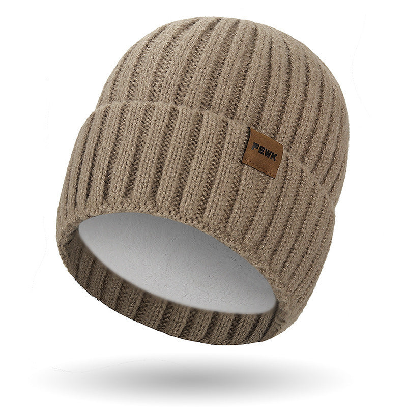 Winter-Set: Strickmütze und Schal, gefüttert, wärmend