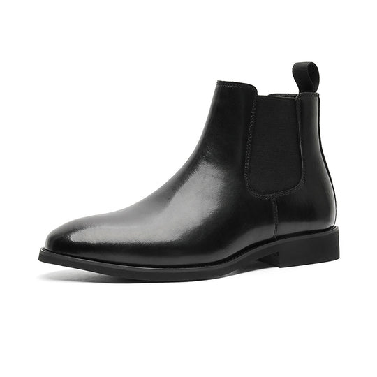 Herren-Chelsea-Stiefel, Vintage-Stil, Blockabsatz