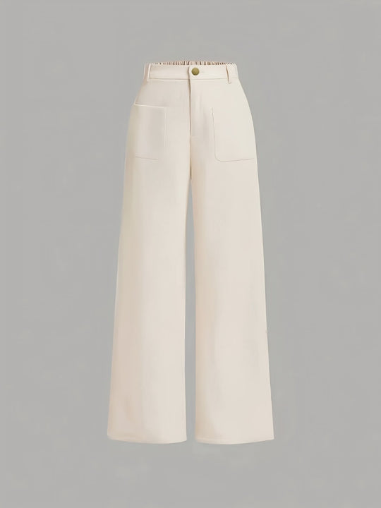 Kord-Hose mit geradem Schnitt
