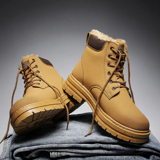 Herren-Stiefel, gefüttert, knöchelhoch, Winter