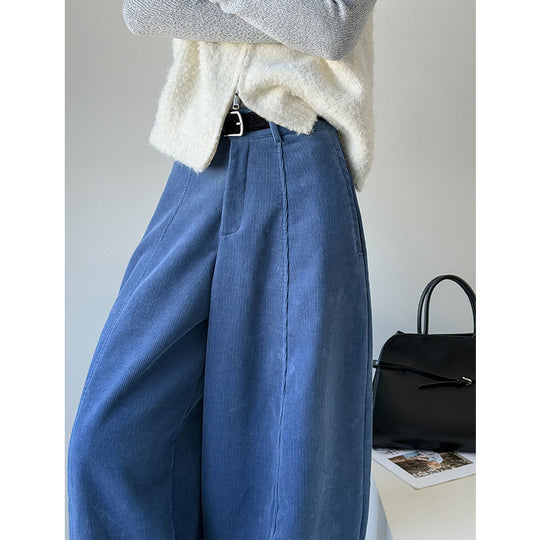 Gefütterte Kord-Weithose im Retro-Stil