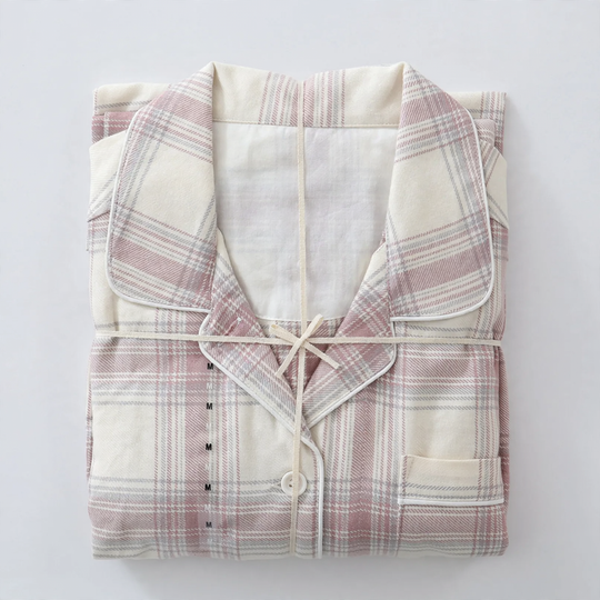 Baumwoll-Flanell-Schlafanzug im japanischen Stil