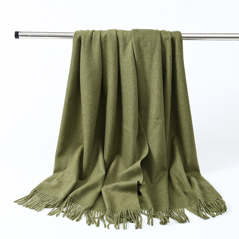 Eleganter Woll-Kaschmir-Schal für Damen und Herren