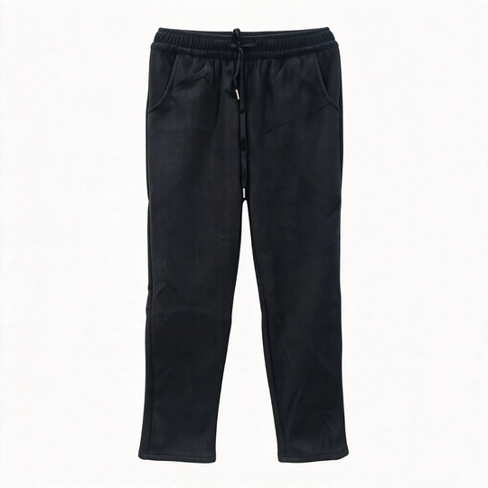 Kord-Hose mit weitem Bein, hoch tailliert, Herbst/Winter