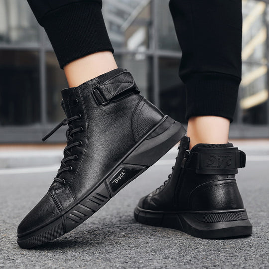 Gefütterte Herren-Stiefel, wasserabweisend, rutschfest