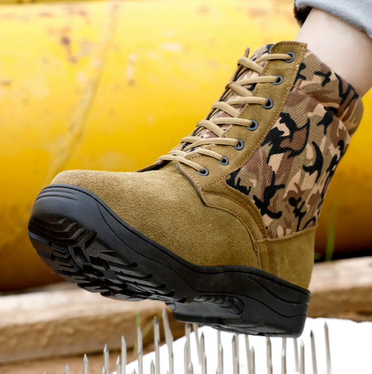 Herren-Winterstiefel aus Rindsleder mit Wollfutter