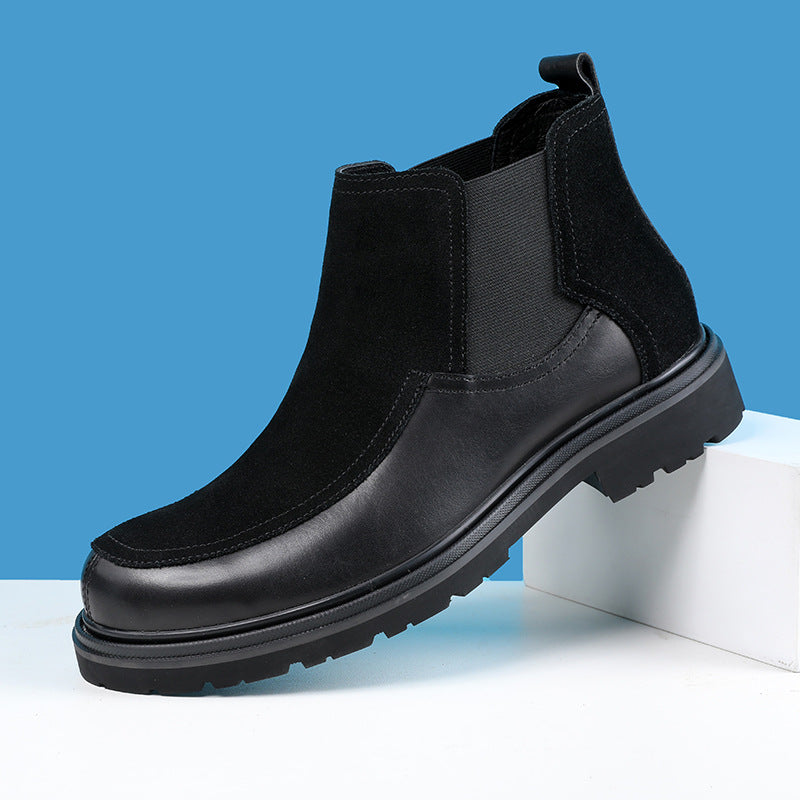 Herren-Chelsea-Stiefel, gefüttert, klassisches Design