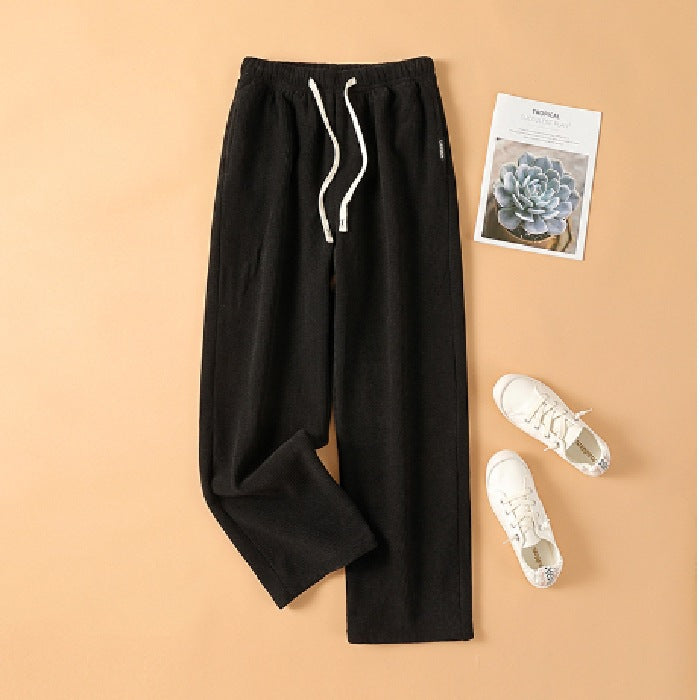 Damen-Cordhose, hohe Taille, gerade Passform