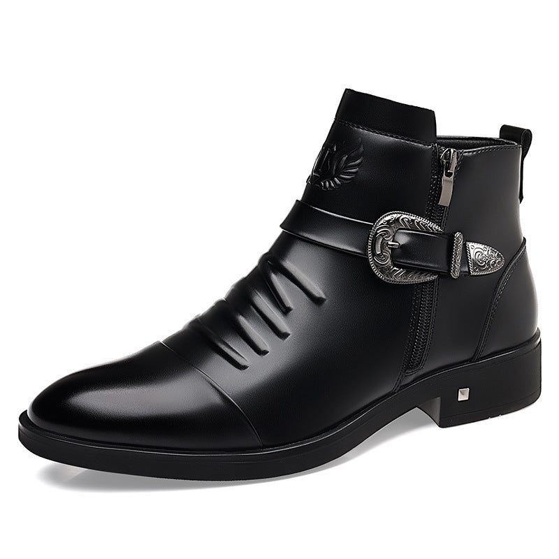 Herren-Business-Stiefel, wasserabweisend, warm