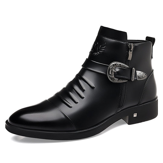 Herren-Business-Stiefel, wasserabweisend, warm