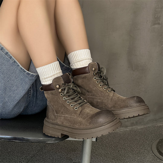 Herren-Stiefel im britischen Stil, Leder